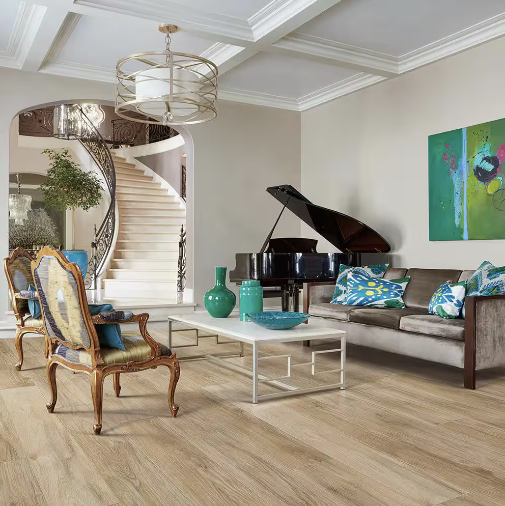 Malibu Wide Plank French Oak Dorris Click Lock Waterproof Luxury Vinyl Plank Flooring