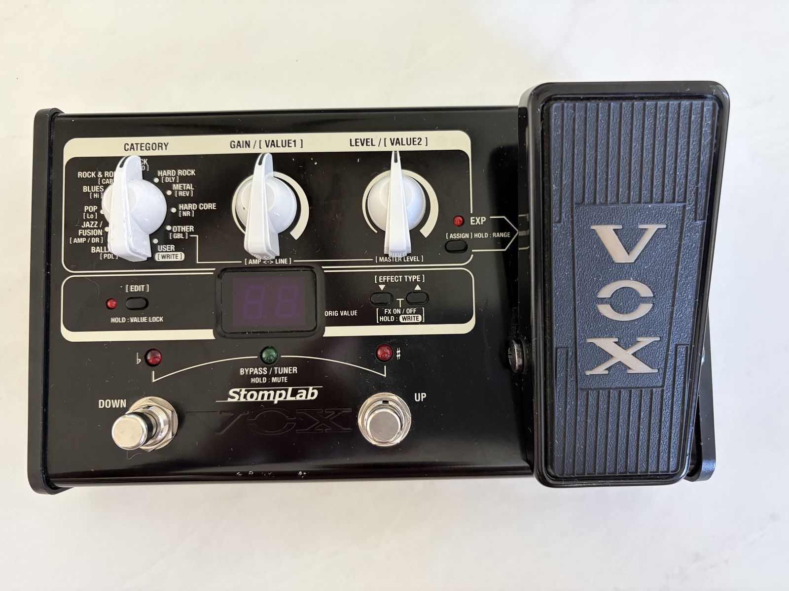 Vox Stomplab IIG guitar effects pedal