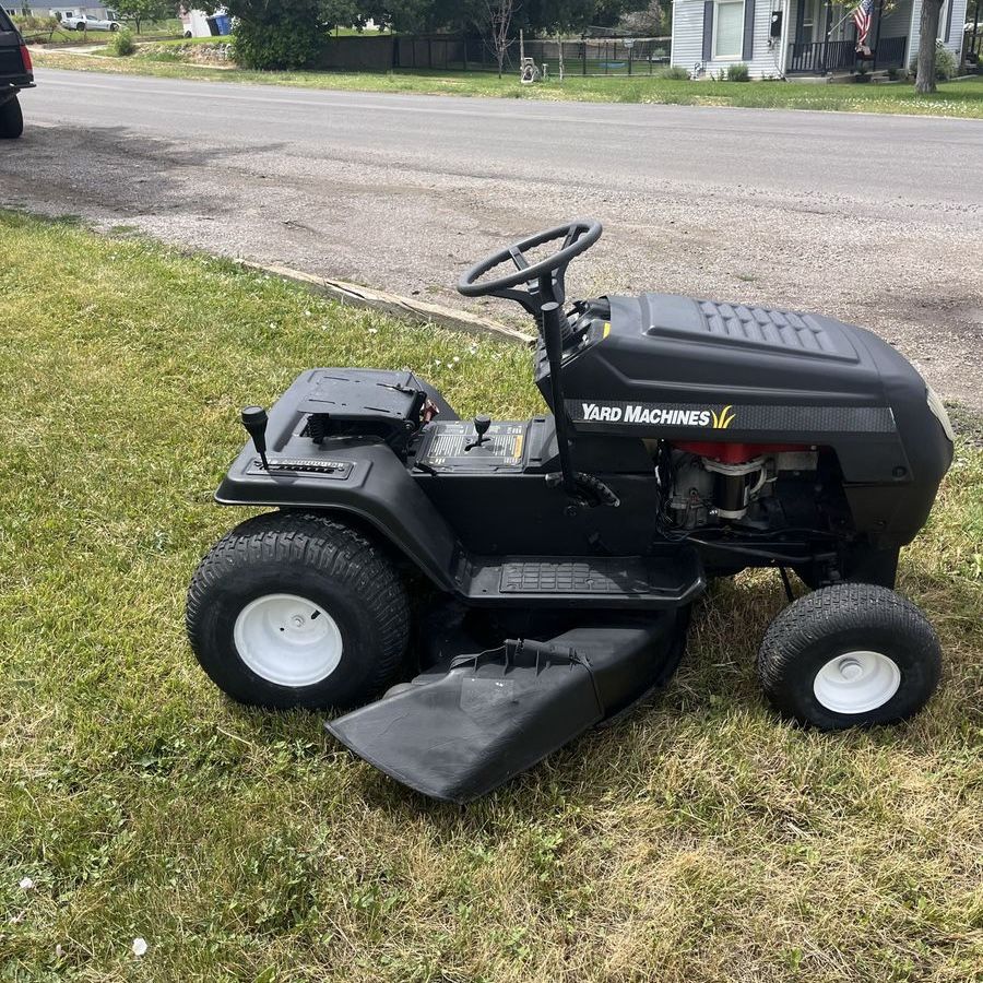 yard machine riding mower