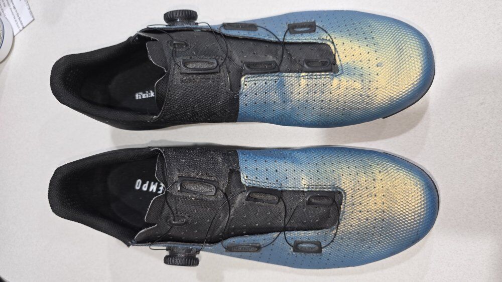 Lightly Used Fizik Tempo Decos Carbon Road Shoes