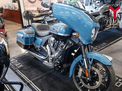 2026 Indian Motorcycle® Chieftain® PowerPlus Limited 112 w/PowerBand Audio Stom Blue with Black Met