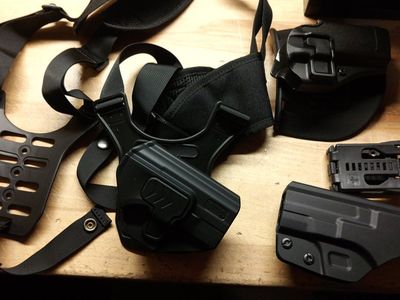 Smith & Wesson 9mm holsters.Blackhawk and Tactical