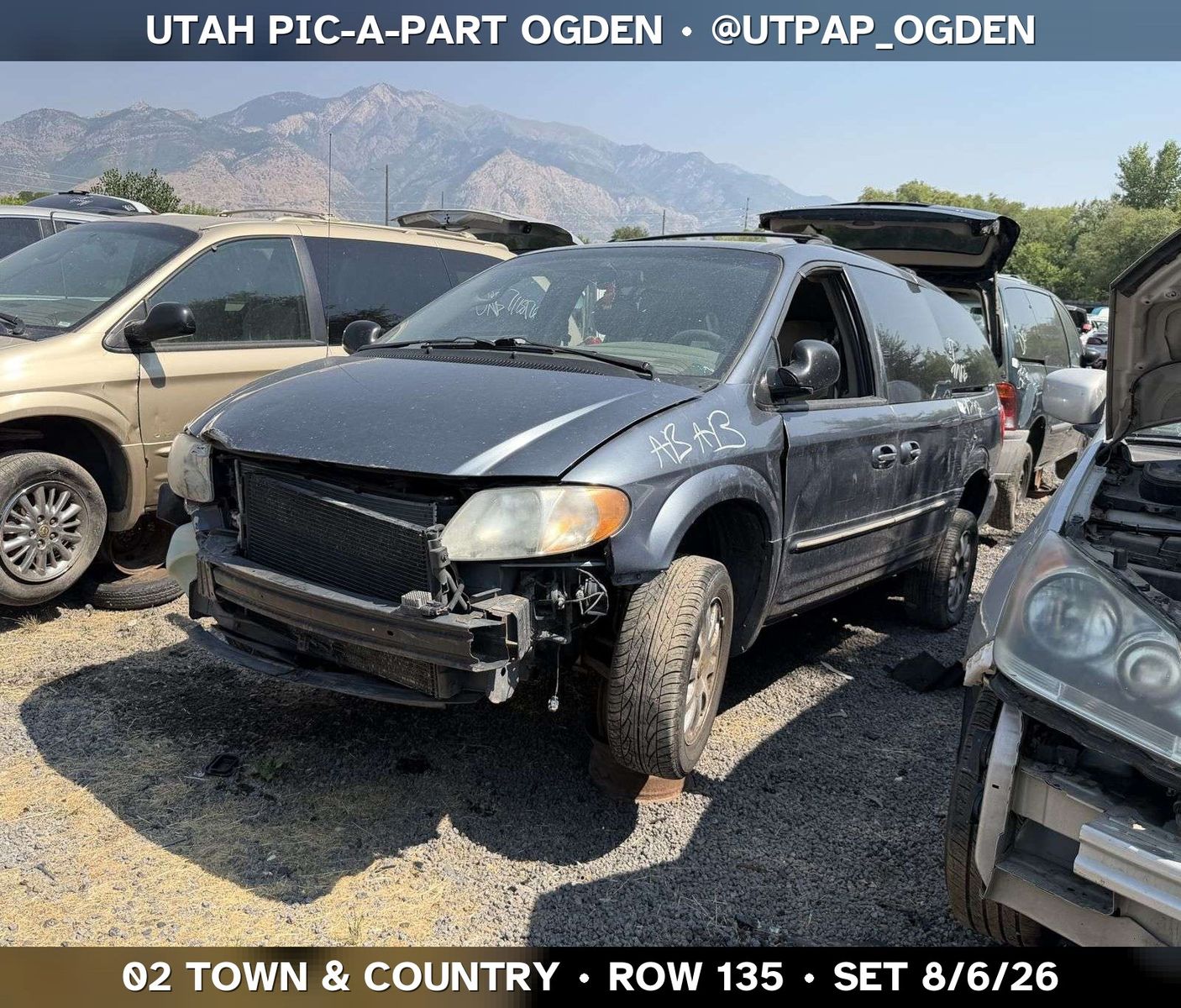 Just In! 2002 Chrysler Town & Country Parts - UTPAP Ogden