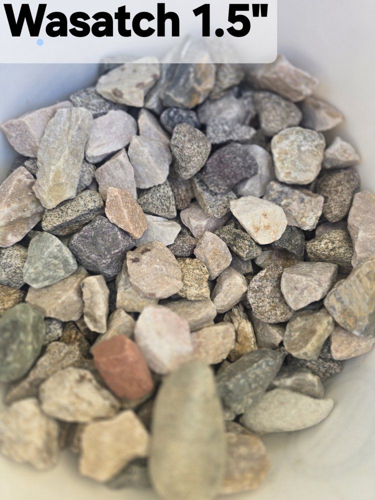 DECORATIVE GRAVEL- 1 INCH - 1.5 AND 2-4 INCH FREE DELIVERY