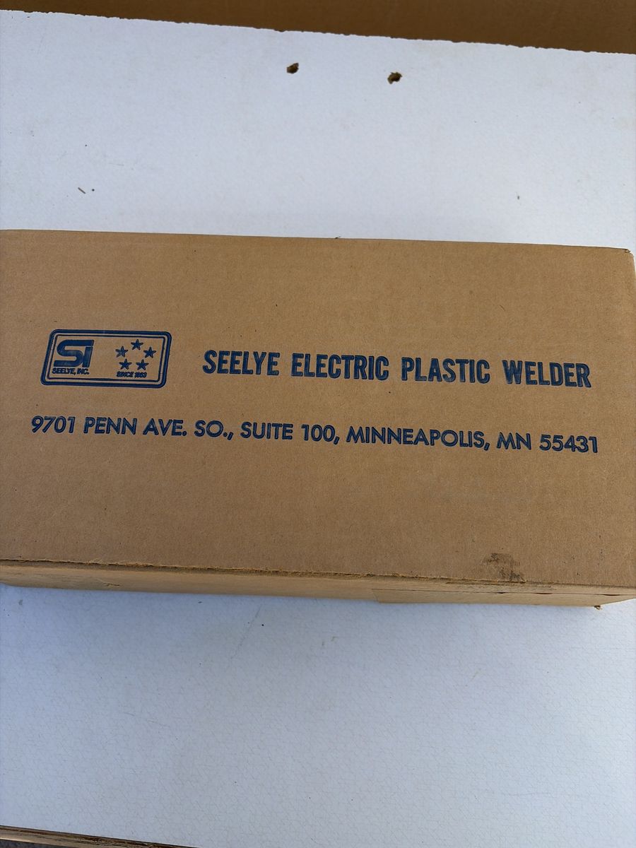 Seelye Electric Plastic Welder Model 63