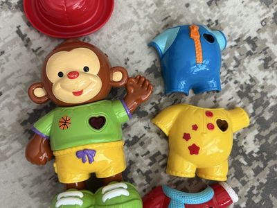 Toy dress up monkey