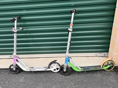 Two Used Kids Scooters