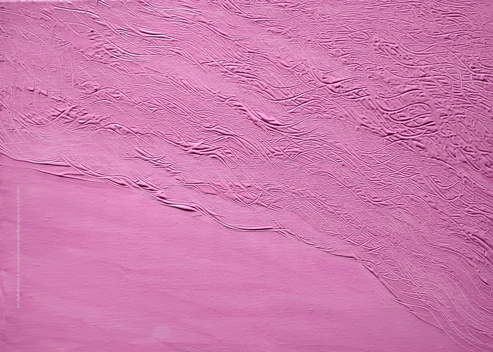 Metal print - Pink.