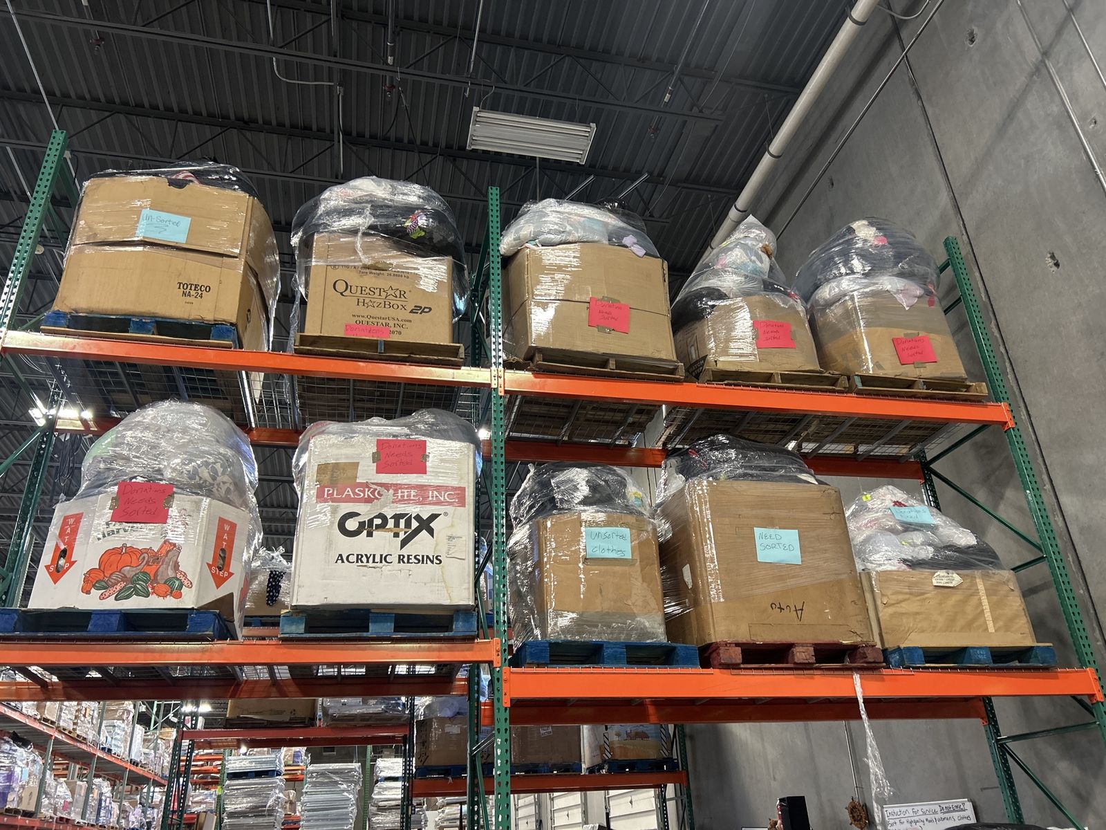 Wholesale Clothing Pallets