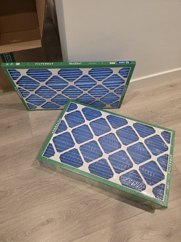 FilterBuy 16x25x1 MERV 13 Air Filters