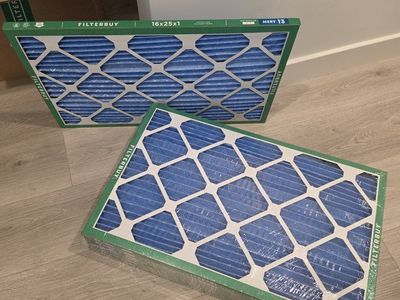 FilterBuy 16x25x1 MERV 13 Air Filters