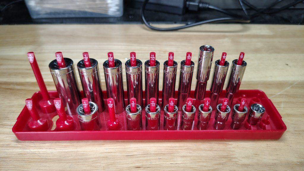 Craftsman 6pt SAE 1/4" Drive Socket Lot (19 pcs)