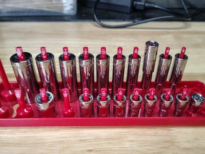 Craftsman 6pt SAE 1/4" Drive Socket Lot (19 pcs)