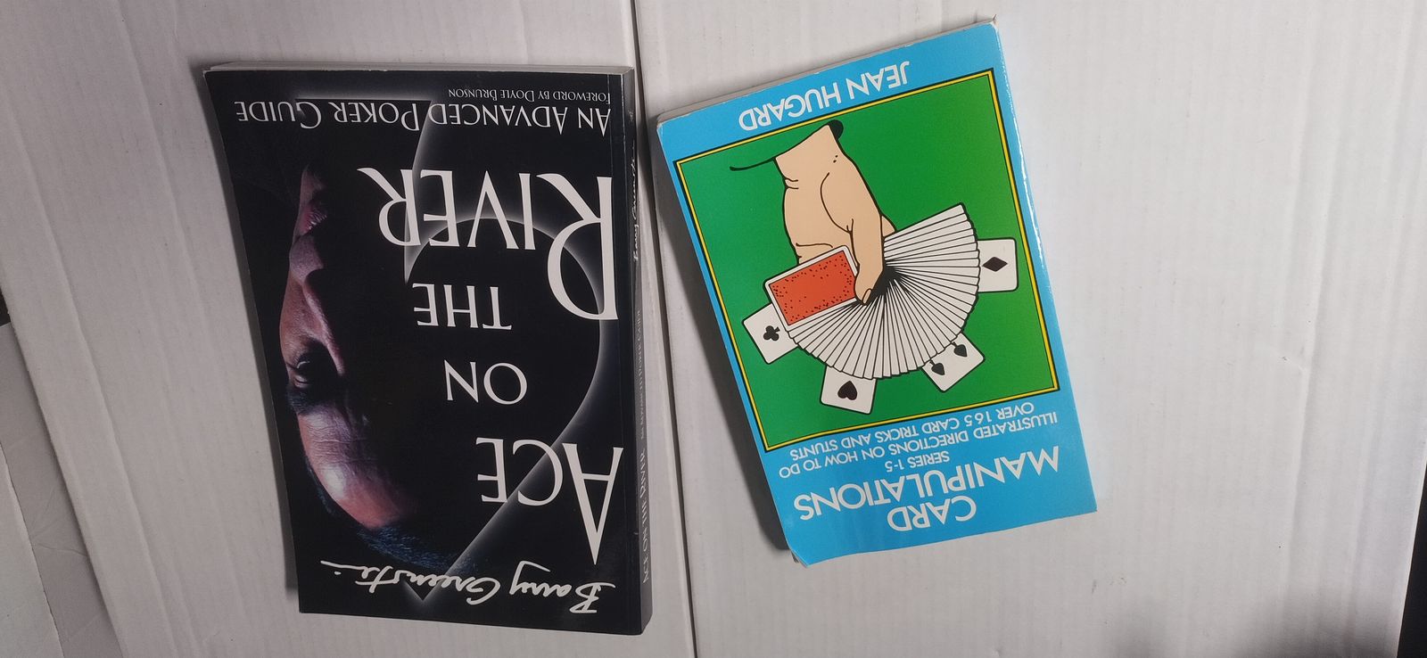 Poker books Card Manipulations and Ace on the River bundle