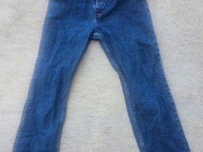 Tommy Hilfiger Men's Straight Leg Denim Jeans – Dark Medium Wash Classic Pants