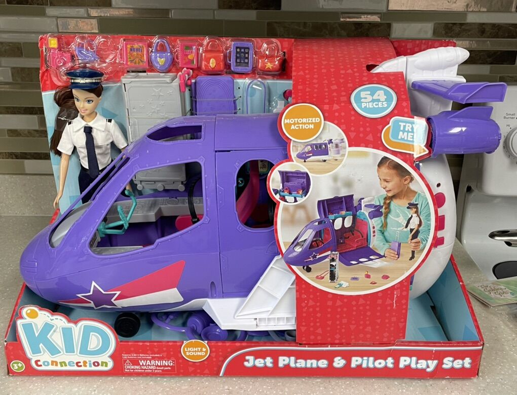 Kid Connection Jet Plane & Pilot Play Set