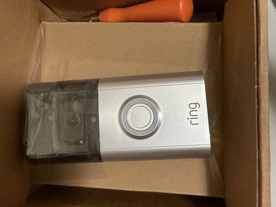 Ring Video Doorbell Wired - Brand New, Silver Finish Smart Home Device