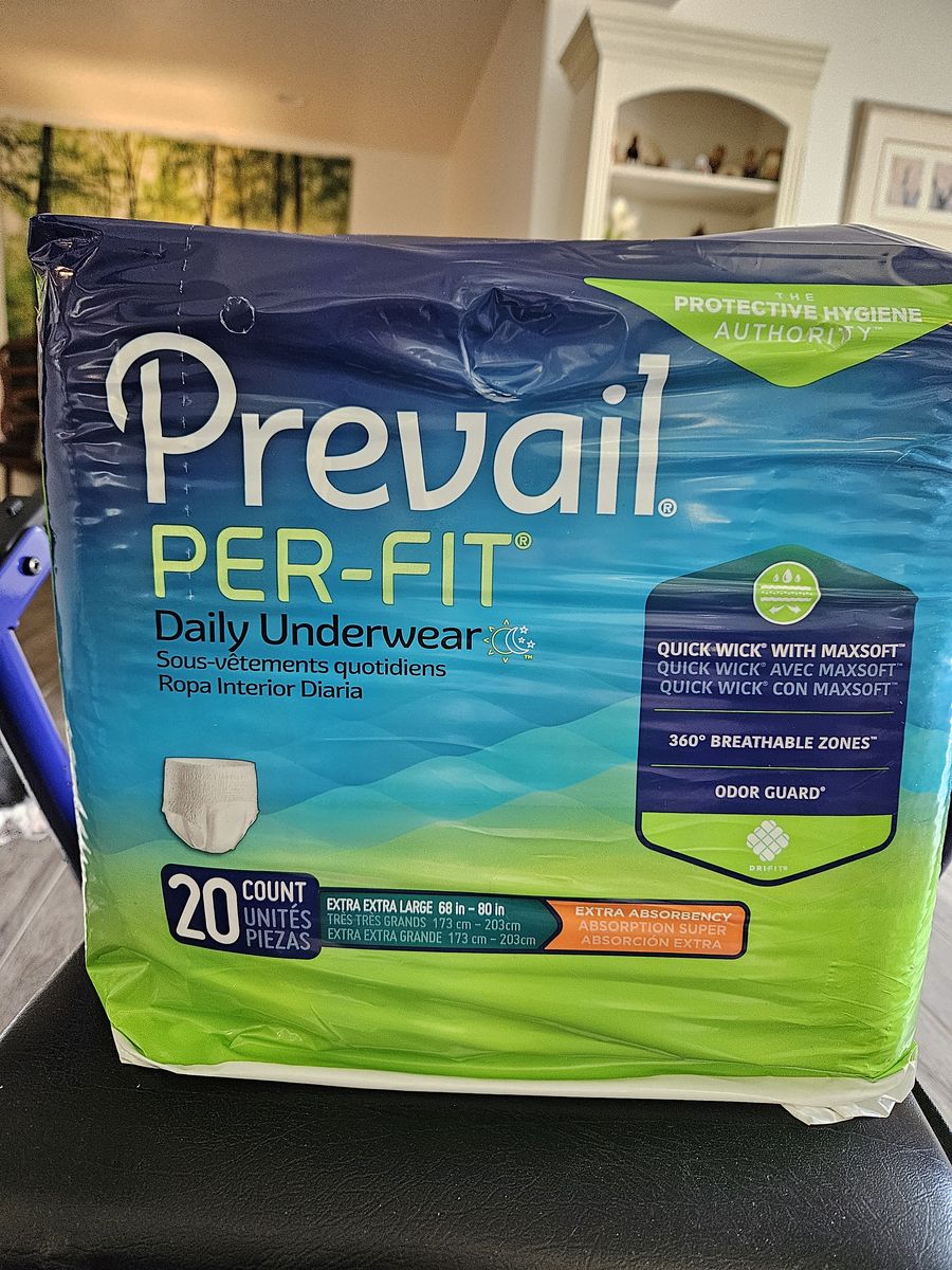 Disposable adult underwear
