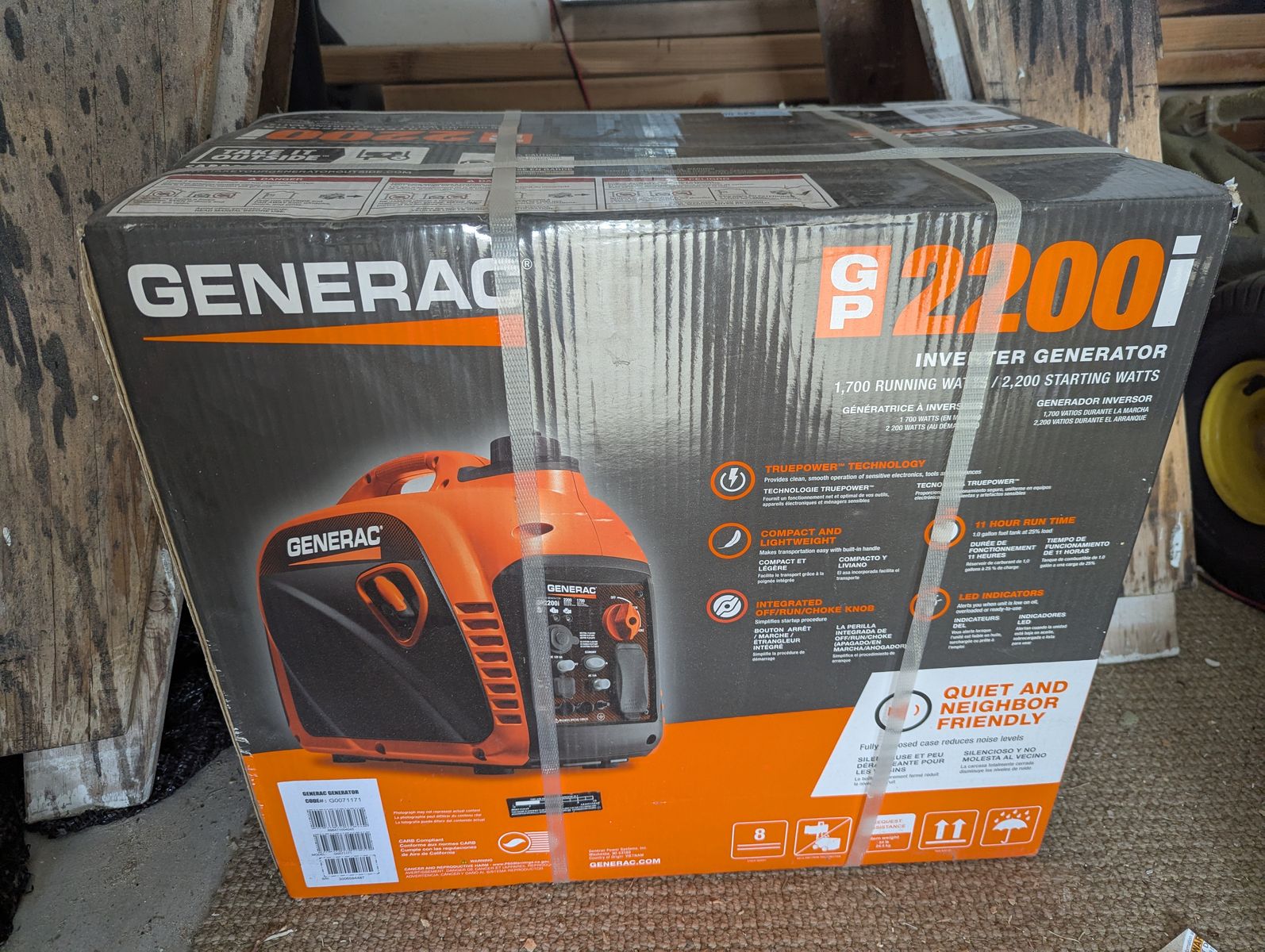 2200 inverter/generator