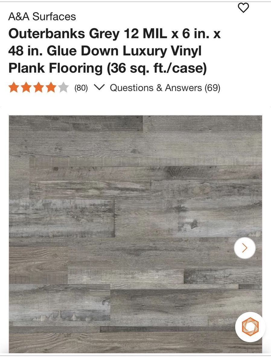 LVT Water Proof (Glue Down) Flooring