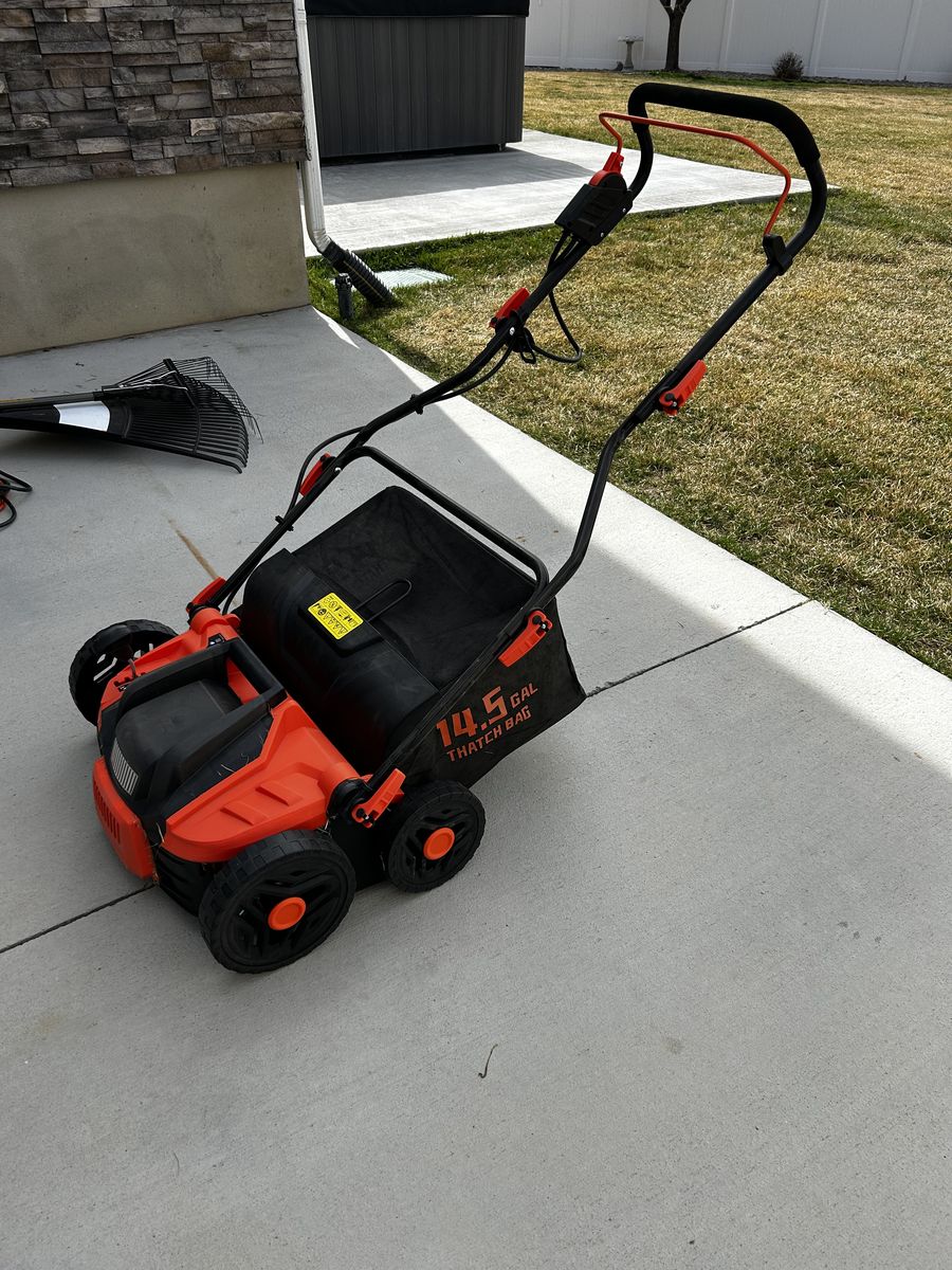 Electric Lawn Dethatcher