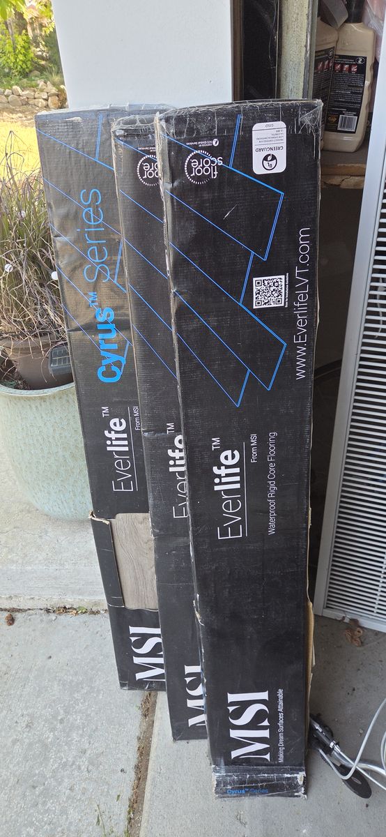 LOT of MSI  luxury vinyl plank flooring