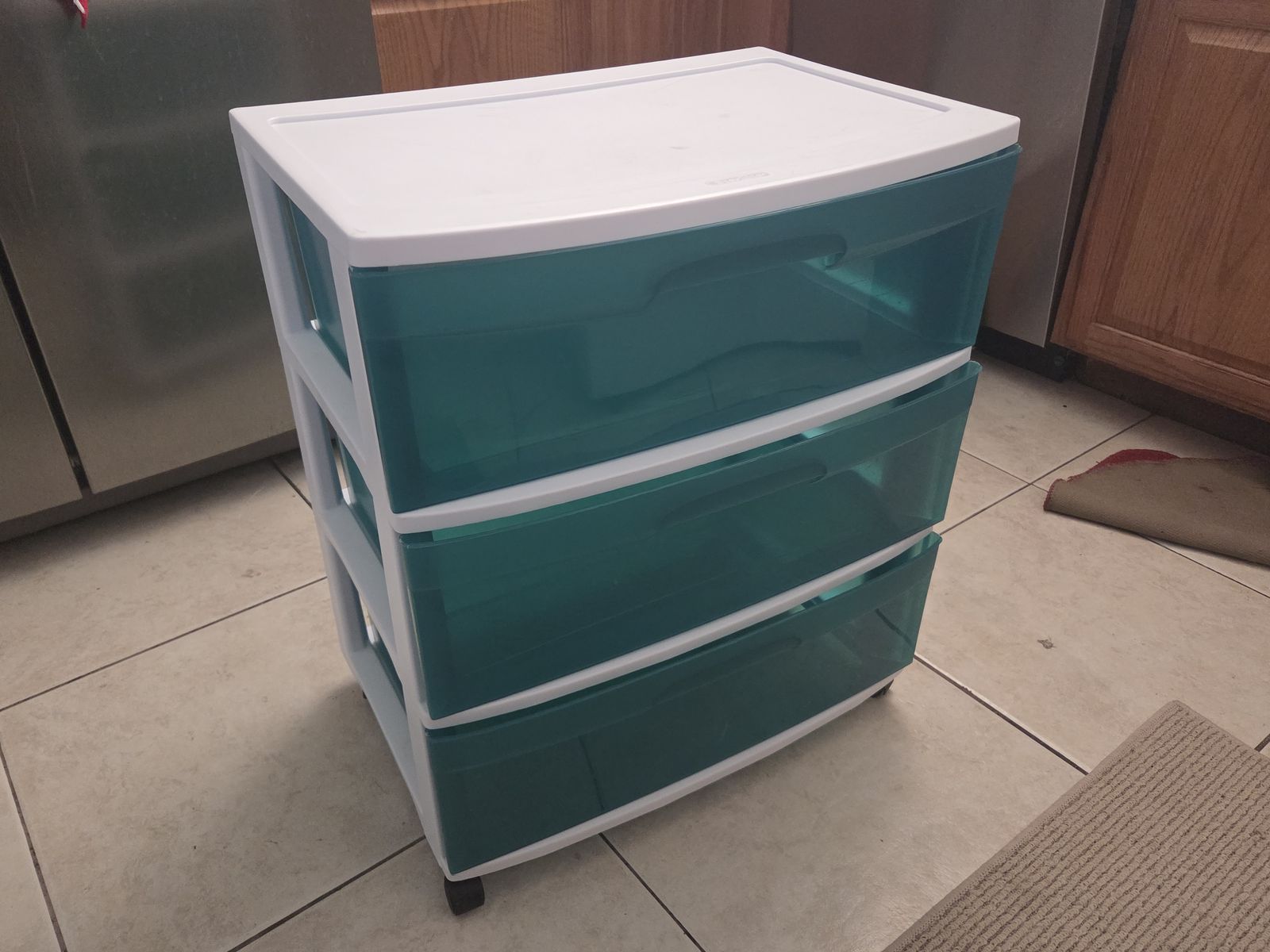 Sterilite 3 Drawer Plastic Storage Tower