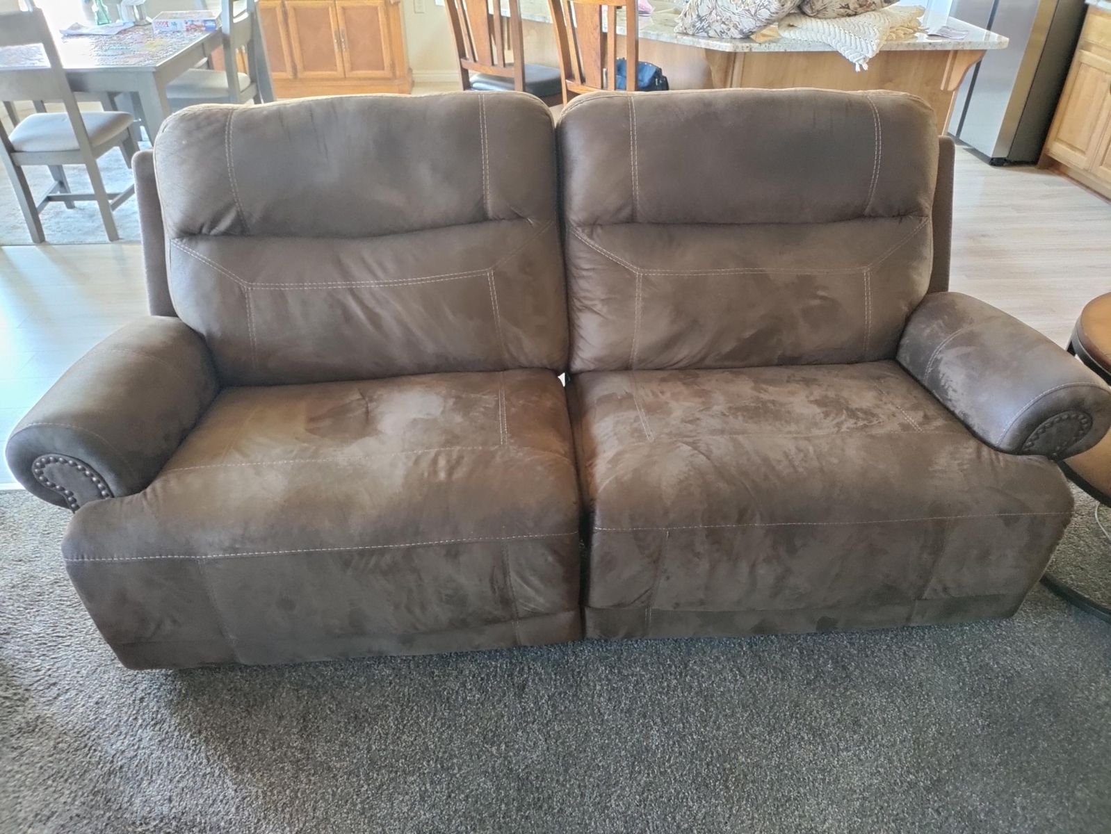 Reclining Two-seat Sofa & Oversized Chair