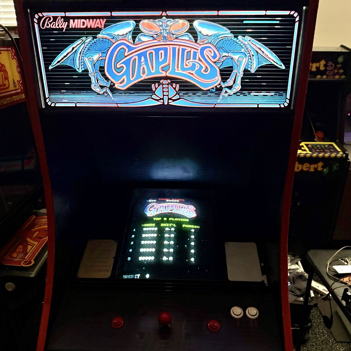 Gaplus Arcade Game by Bally Midway