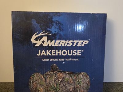ameristep jakehouse turkey ground blind hunting camouflage