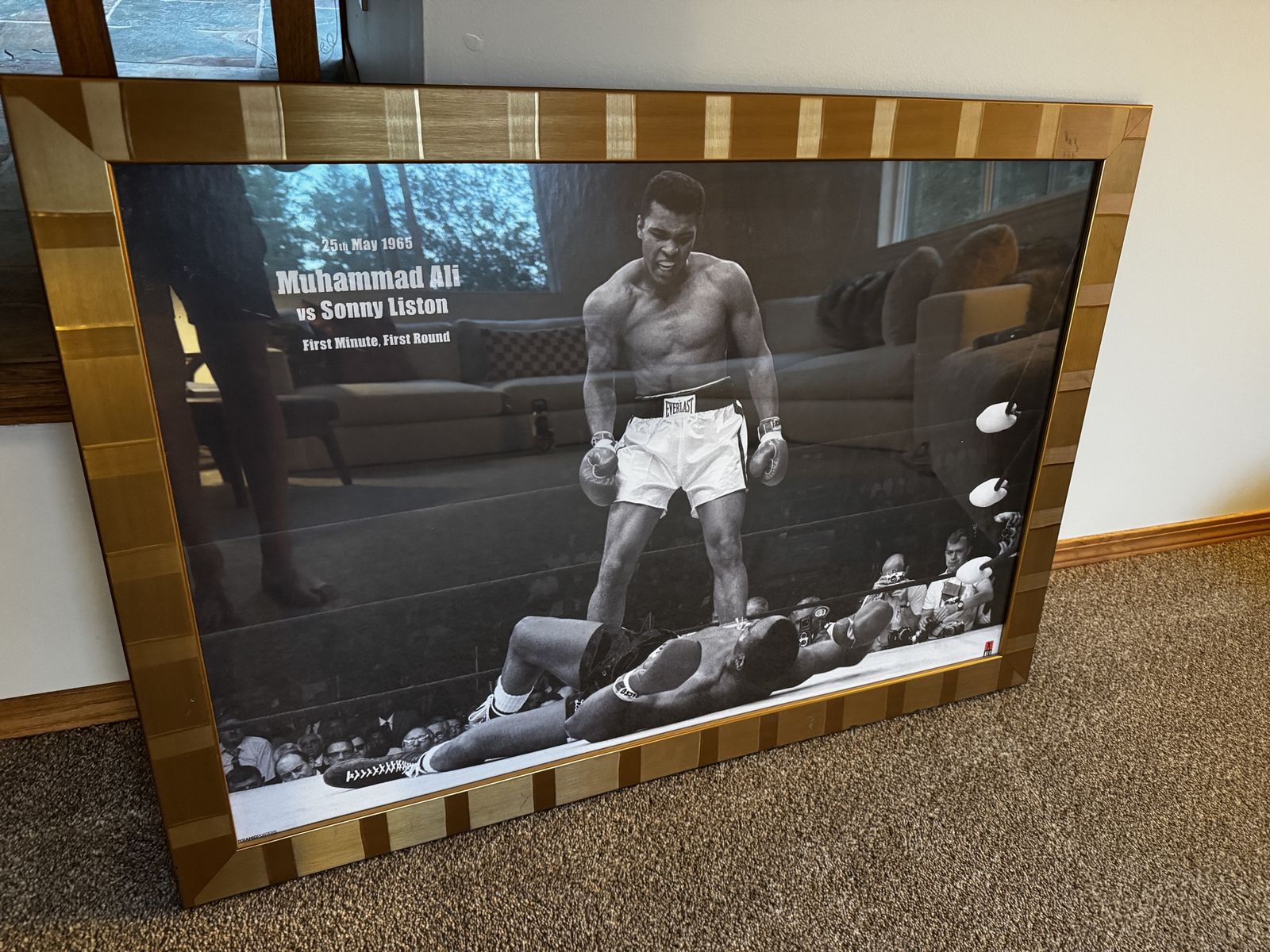Muhammad Ali framed print 40”x28”