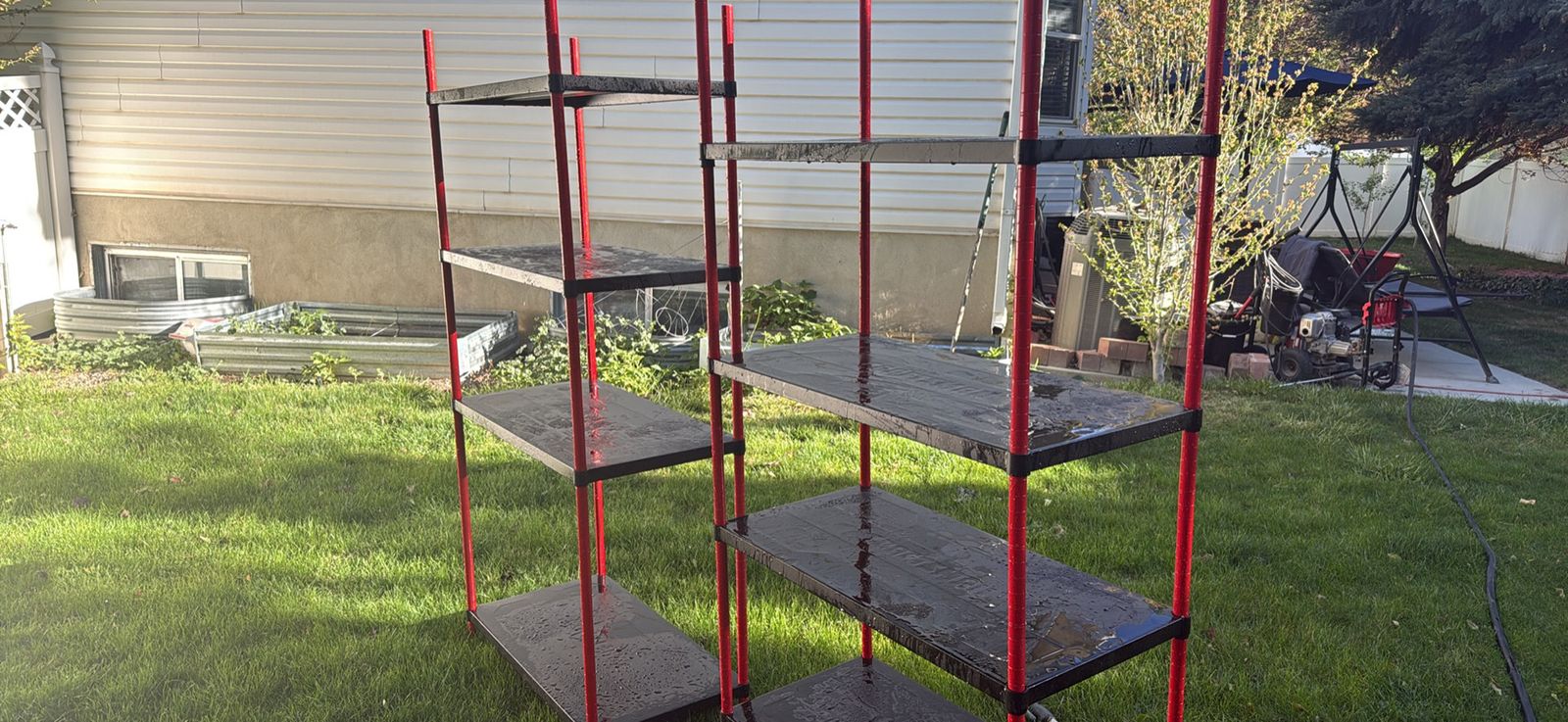 Craftsman metal shelves