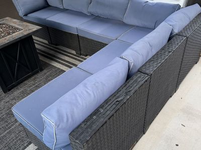 Outdoor Sectional Couch With Cushions