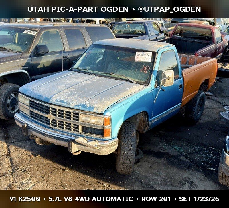 1991 Chevrolet K2500 Parts - UTPAP Ogden