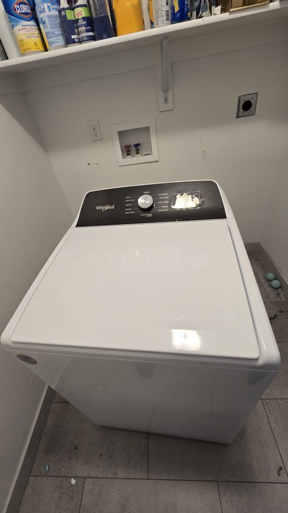 Whirlpool Top Load Washer & Dryer Set - White, Electric, Great Condition