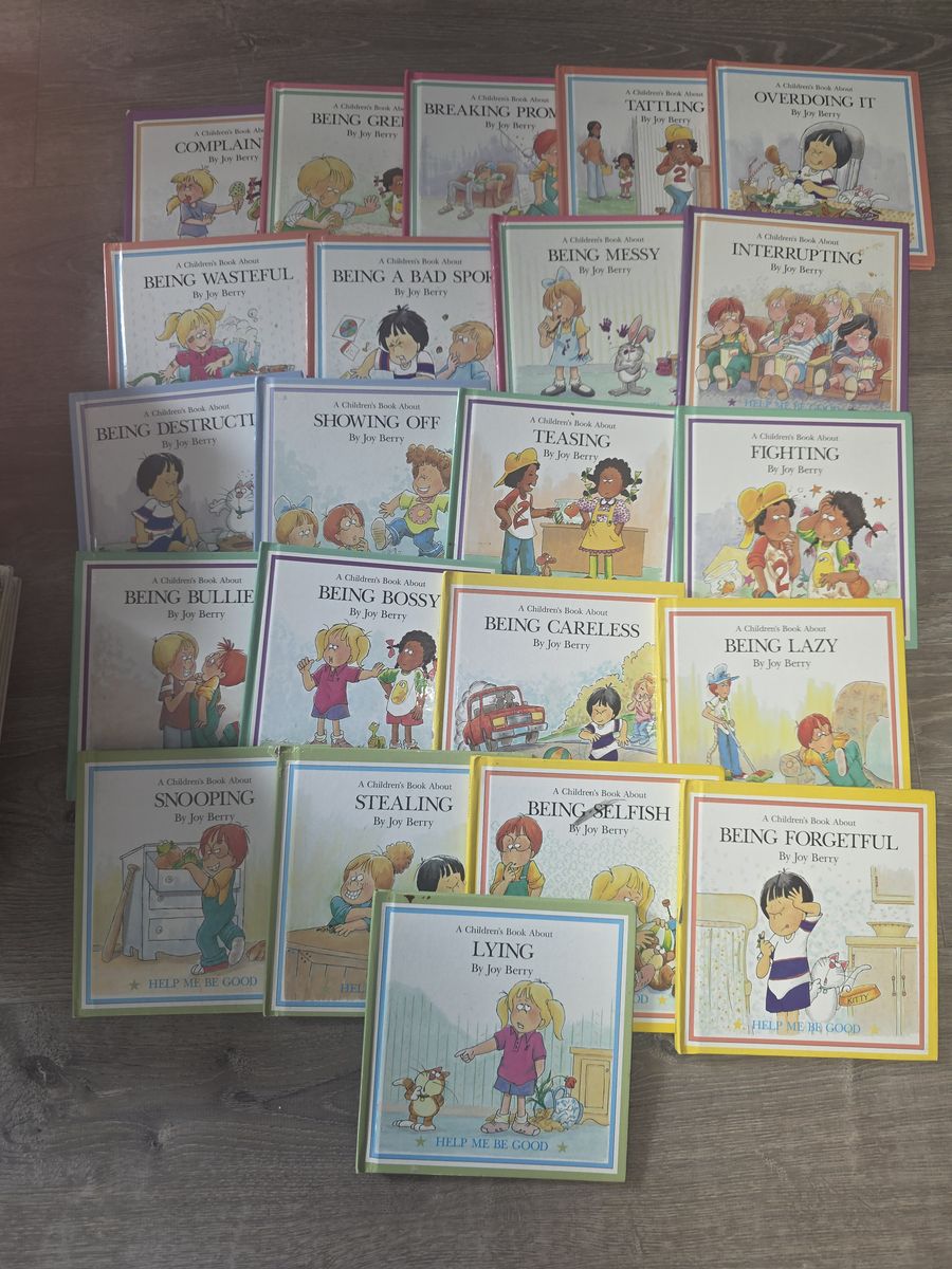 22 Vintage Joy Berry “Help Me Be Good” Hardcover Books