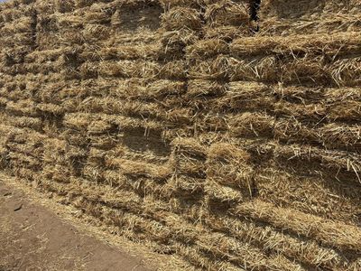 small straw bales