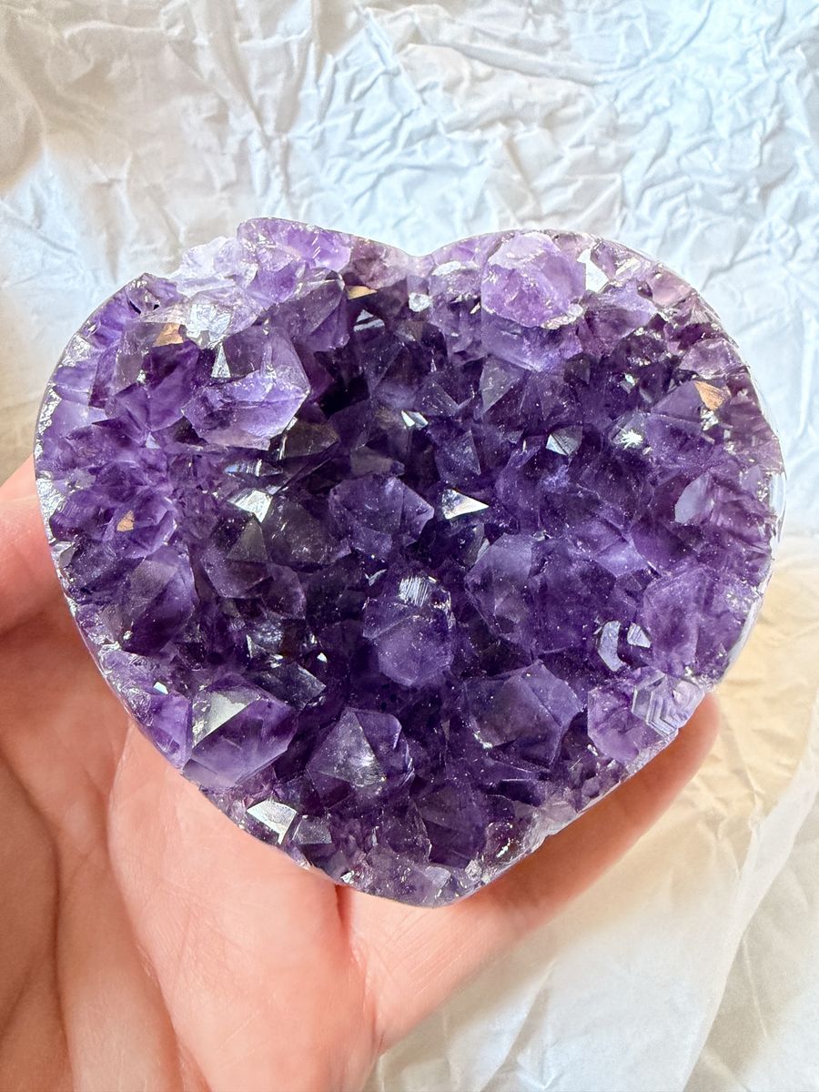 Amethyst Heart Crystal