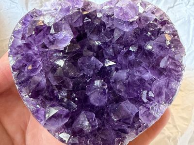 Amethyst Heart Crystal