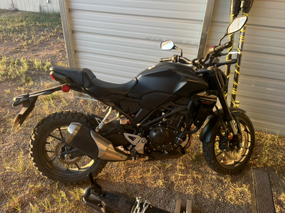 2025 Honda CB300R Motorcycle - Like New, 165 Miles, Street & Off-Road Tires