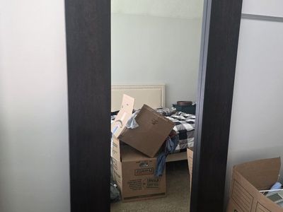 Full-Length Floor Mirror with Dark Wood Frame - Home Decor