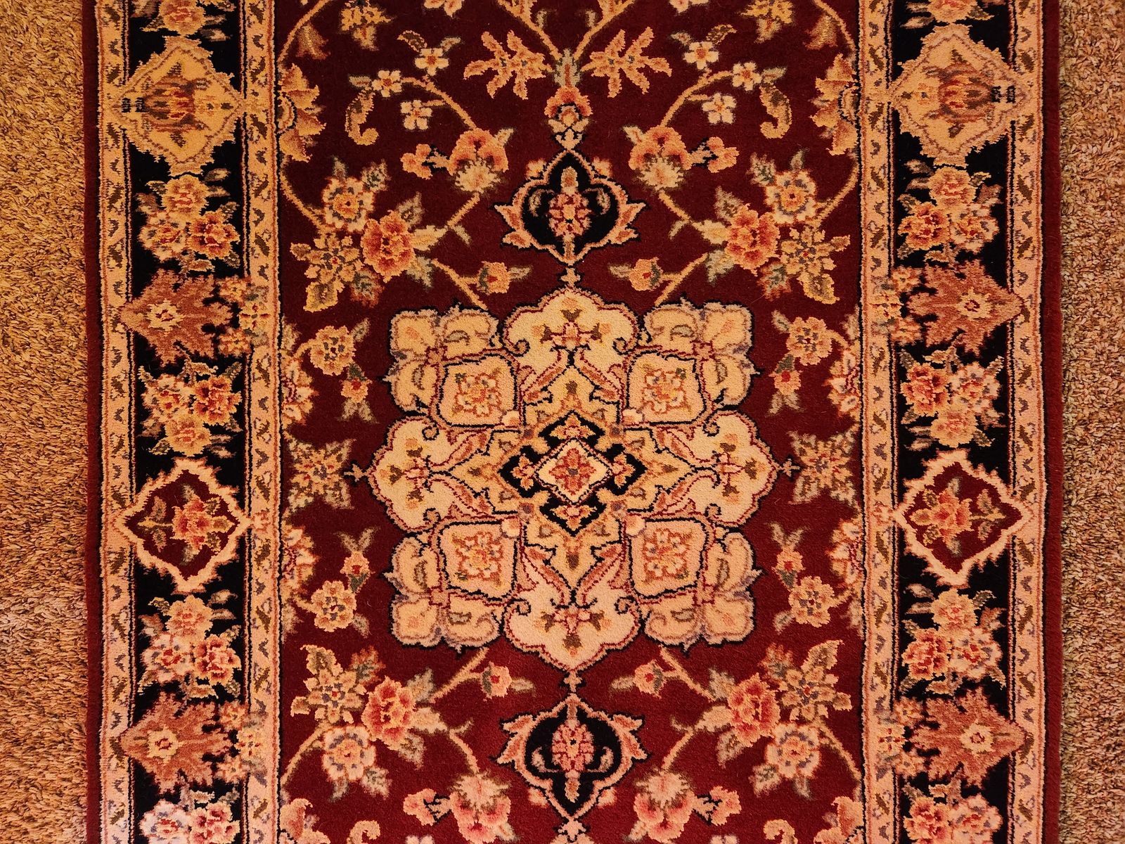 Beautiful Wool & Silk Sino-Persian Rug - 2'7" x 23'7"