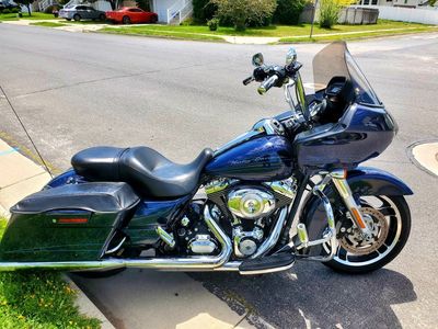 Harley-Davidson Road Glide Custom FLTRX 2013 Dark Blue Touring Motorcycle