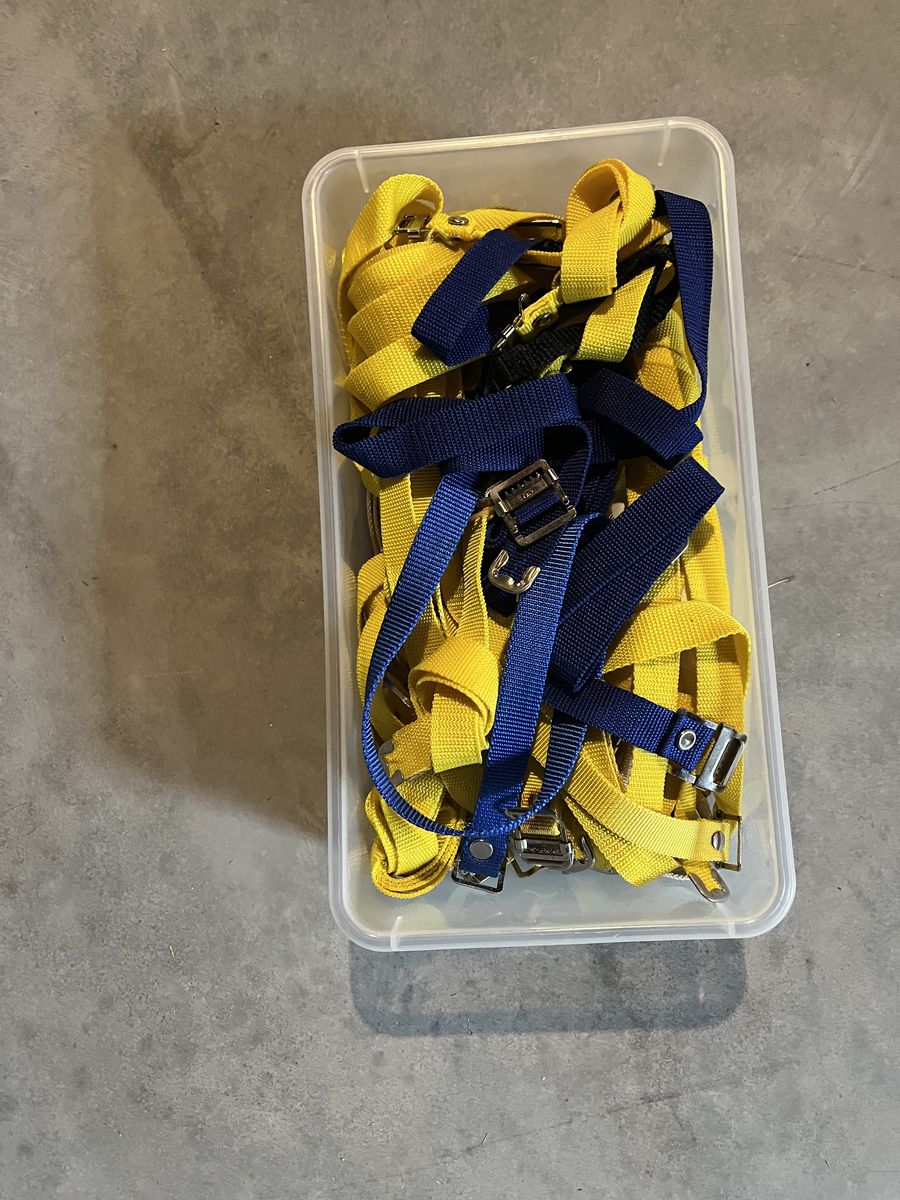 Assortment tie down straps (was used for backpacking)