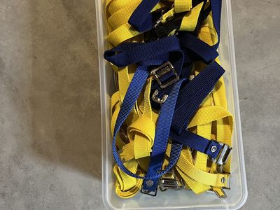 Assortment tie down straps (was used for backpacking)