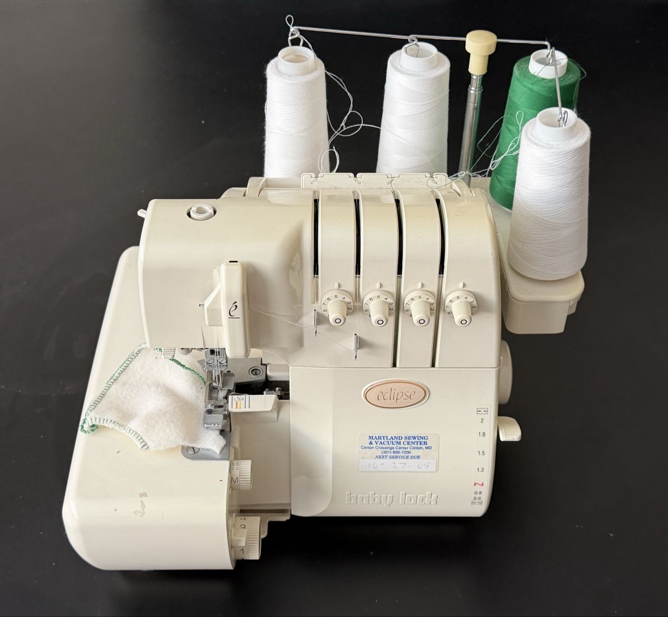 Baby Lock Eclipse Serger Overlock Sewing Machine