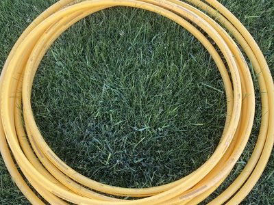 Yellow Flexible Gas Line Pipe - Underground Polyethylene Tubing