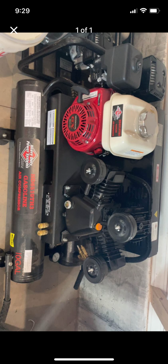 Honda Powered Gas Air Compressor