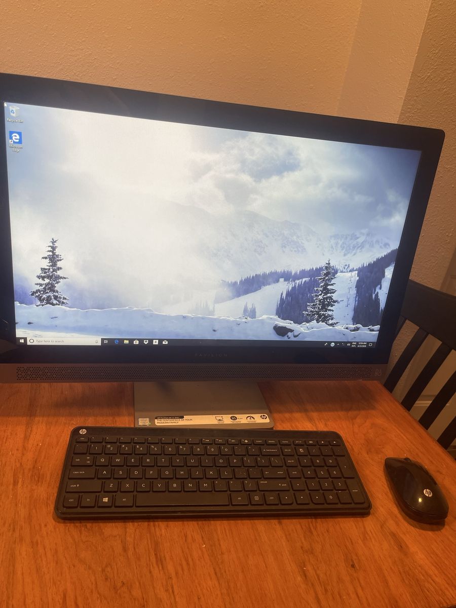 HP Pavilion All-in-One PC - Intel Core i5 Desktop Computer with Wireless Keyboard & Mouse