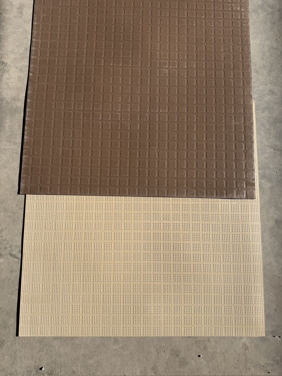Vintage Commercial Rubber / Vinyl Floor Tiles